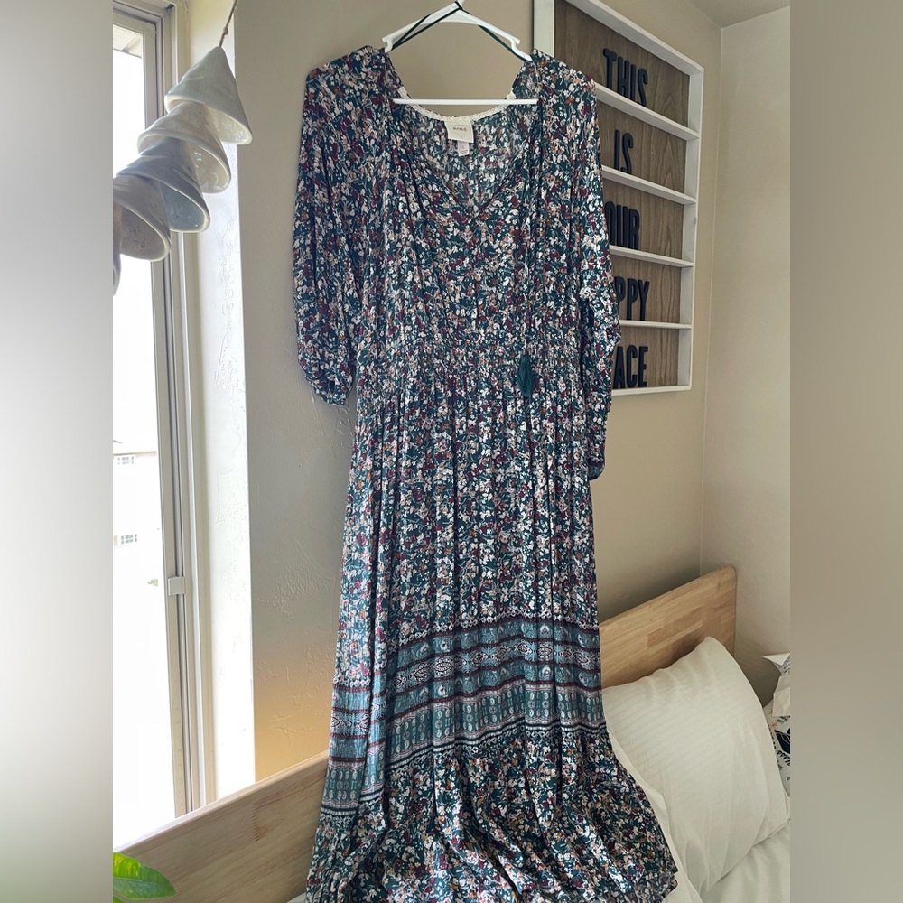floral long dress